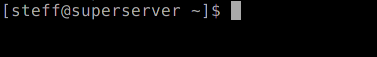 stock Bash prompt